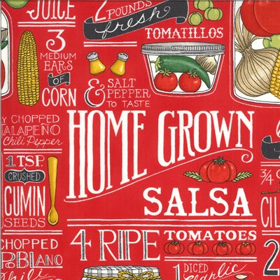 Homegrown Salsa By Deb Strain For Moda - Tomato