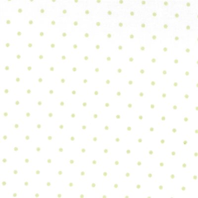 Essential Dots By Moda - White/Spring Green