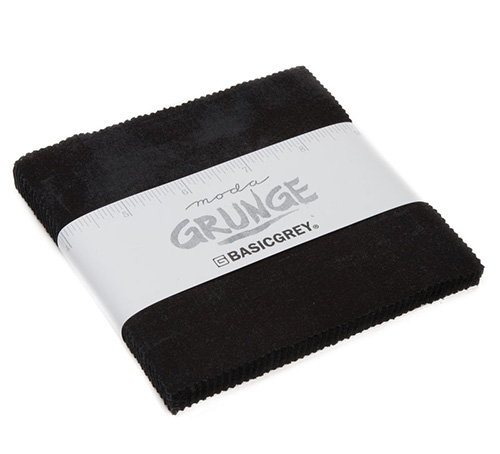 Grunge Charm Packs - Black - Packs Of 12