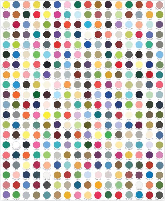 My Favorite Color Is Moda By Moda - Dots Panel - Multi