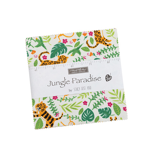 Jungle Paradise Charm Packs By Moda - Packs Of 12