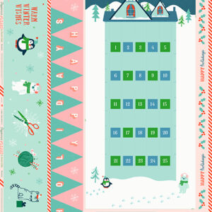 Peppermint Please Packaged Panel 58" X 70" By Sarah Watts For Ruby Star Society - Min. Of 2