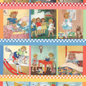 Story Time 24"x 44" Panel By American Jane For Moda - Multi
