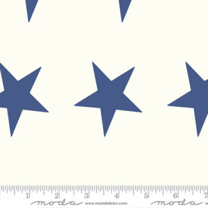Star Bunting 108" Quiltback By Minick And Simpson For Moda - Ivory
