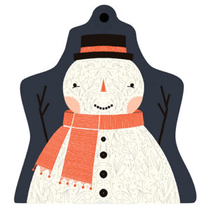 Snowman Gift Tags 8ct By Gingiber For Moda - Minimum Of 6