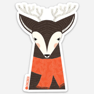 Reindeer Sticker By Gingiber For Moda - Minimum Of 6