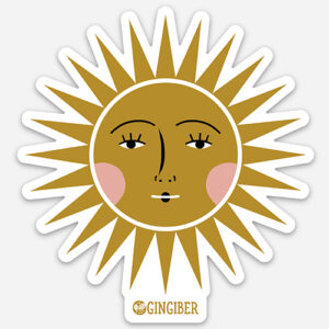 Sticker Sun By Gingiber For Moda - Multiple Of 6