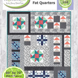 B & W With Far Quarters Pattern By Lavender Lime For Moda - Minimum Of 3