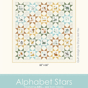 Alphabet Stars Pattern By Stacy Iest Hsu For Moda - Minimum Of 3