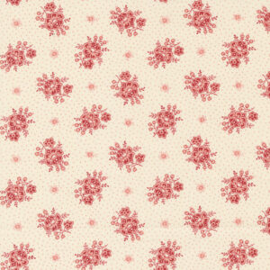 La Grande Soiree By French General For Moda - Pearl - Faded Red