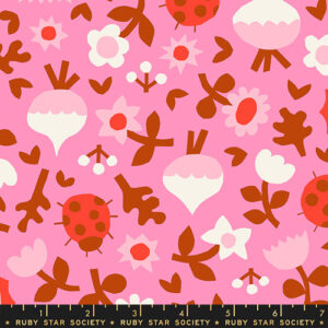 Petunia By Kimberly Kight Of Ruby Star Society For Moda - Flamingo