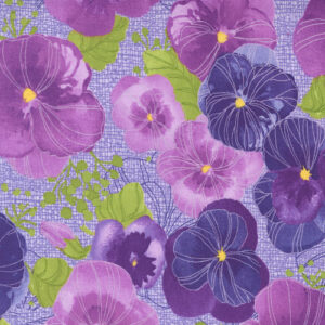 Pansys Posies By Robin Pickens For Moda - Lavender