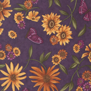 Sunflower Garden By Holly Taylor For Moda - Purple