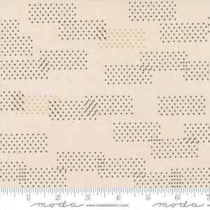 Think Ink Canvas By Zen Chic For Moda - Metallic - Natural