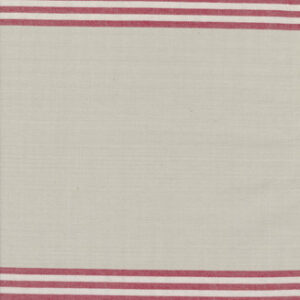 Enamoured Toweling 18" By Pieces To Treasure For Moda - Stone - Red
