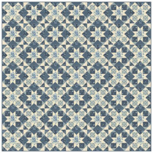 Bleu Botanique Pattern By French General For Moda - Minimum Of 3