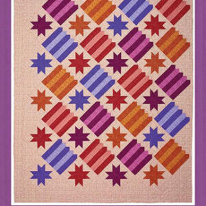 Picket Stars Pattern By Everyday Stiches For Moda - Min. Of 3