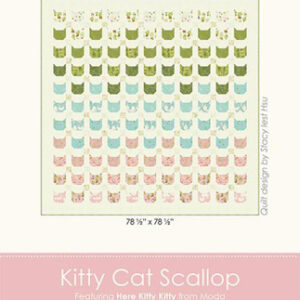 Kitty Cat Scallop Pattern By Stacy Iest Hsu For Moda - Minimum Of 3