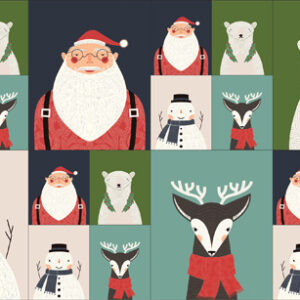 Merrymaking By Gingiber For Moda - 36" X 44" Panel - Multi