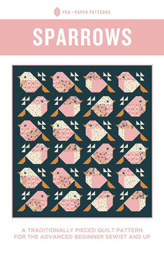 Sparrows Pattern By Pen + Paper Patterns For Moda - Minimum Of 3
