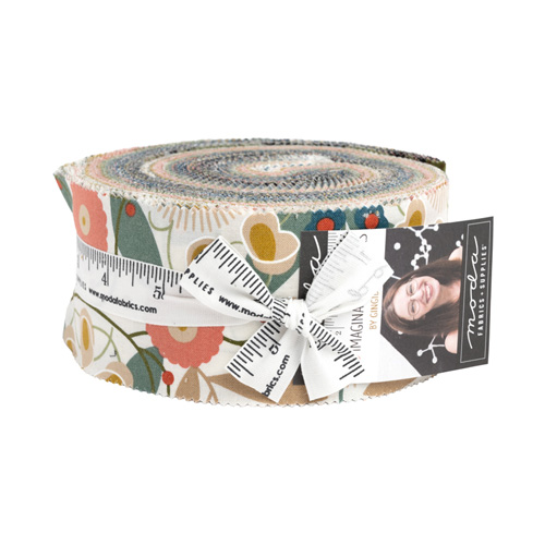 Imaginary Flowers Jelly Rolls By Moda - Packs Of 4