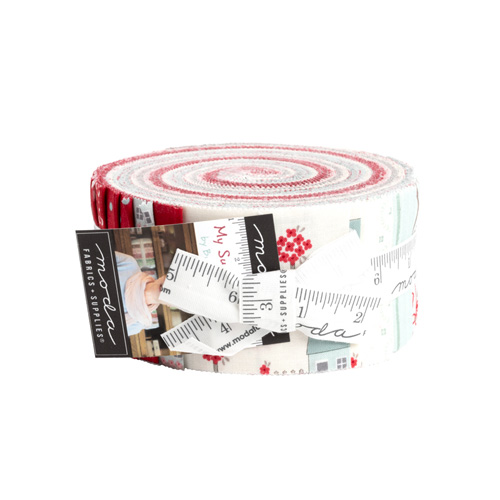 My Summer House Jelly Rolls By Moda - Packs Of 4