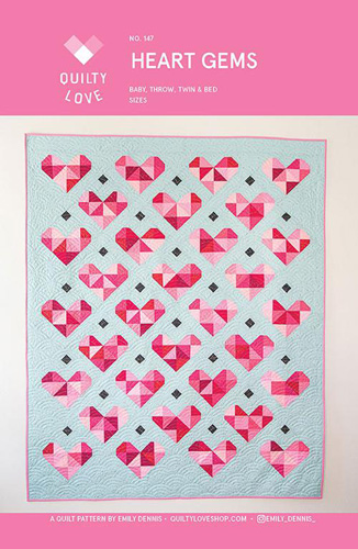 Heart Gems Pattern By Emily Dennis Quilty For Moda - Minimum Of 3