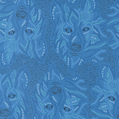 Land Of Enchantment By Sariditty For Moda - Hacienda Blue
