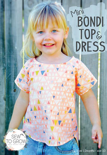 Mini Bondi Top & Dress Pattern By Sewt O Grow For Moda - Min. Of 3