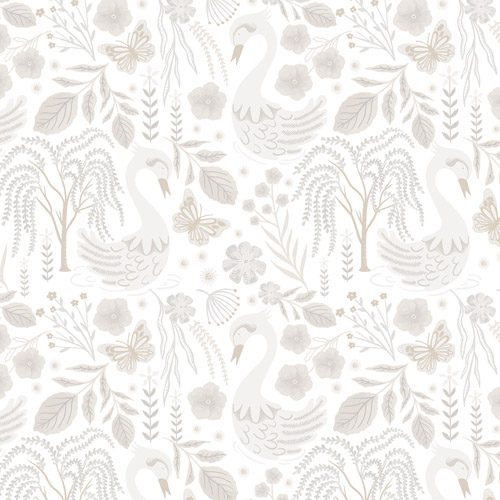 Forever By Fineapple Pair For Rjr Fabrics - Silver