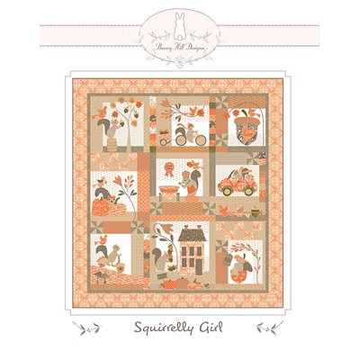 Squirrelly Girl Bom/9 Pattern By Bunny Hill Designs For Moda