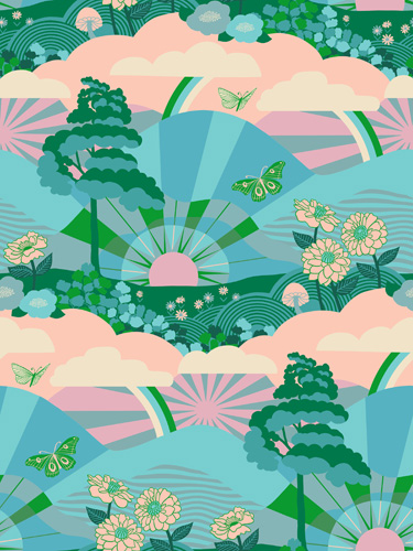 Rise And Shine By Melody Miller Of Ruby Star Society For Moda - Turquoise