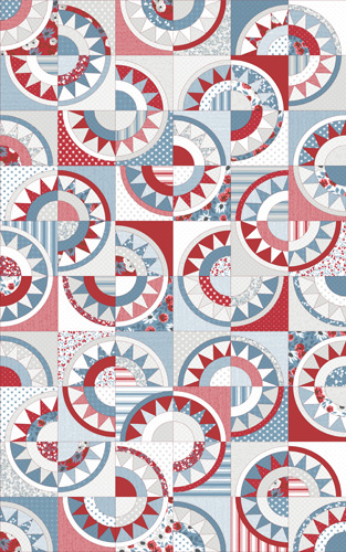 Old Glory By Lella Boutique For Moda - 36" X 60" Panel  - Multi