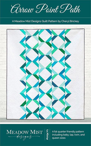 Arrow Point Path Pattern By Meadow Mist Designs For Moda - Minimum Of 3