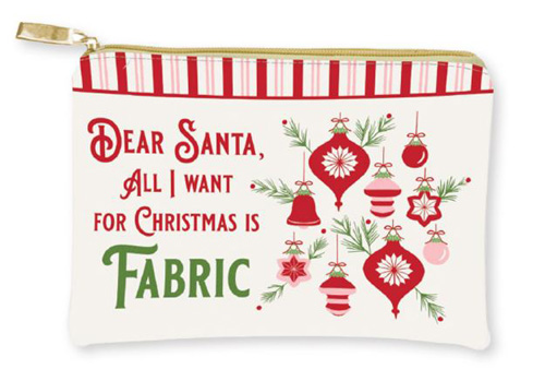 Dear Santa Ornaments Glam Bag By Sweetfire Roda For Moda - Multiple Of 6