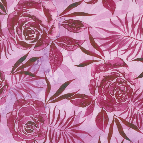 Coming Up Roses By Create Joy Project For Moda - Magenta