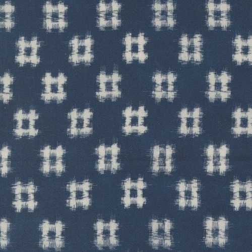 Indigo Blooming By Debbie Maddy For Moda - Navy