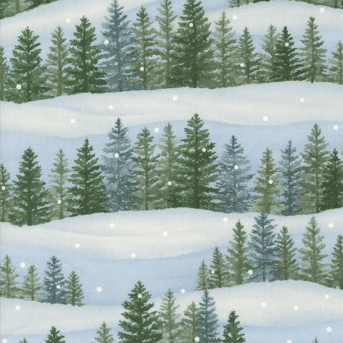 Woodland Winter By Deb Strain For Moda - Sky Blue