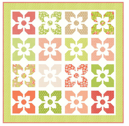 Plumeria Pattern By Fig Tree & Co. For Moda - Min. Of 3