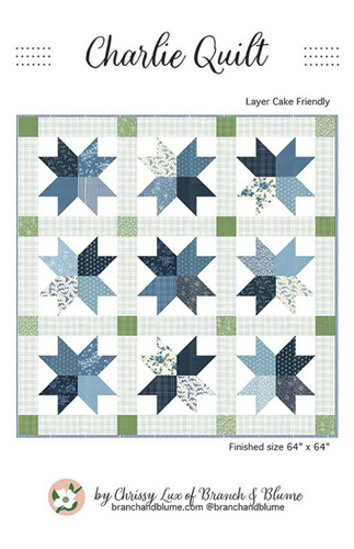 Charlie Quilt Pattern By Branch & Blume For Moda - Minimum Of 3