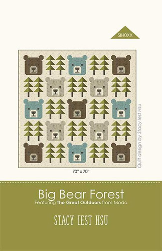 Big Bear Forest Pattern By Stacy Iest Hsu For Moda - Minimum Of 3