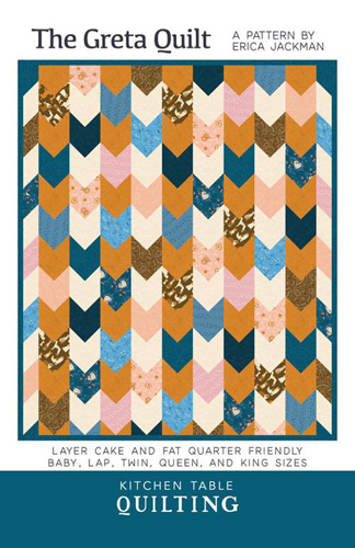 The Greta Quilt Pattern By Kitchen Table Quilting For Moda - Minimum Of 3