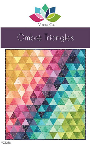 Ombre Triangles Pattern By V & Co. For Moda - Minimum Of 3