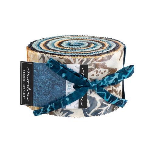 Blue Ridge Batiks Jelly Rolls By Moda - Packs Of 4