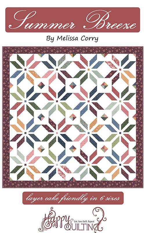 Summer Breeze Pattern By Happy Quilting For Moda - Minimum Of 3