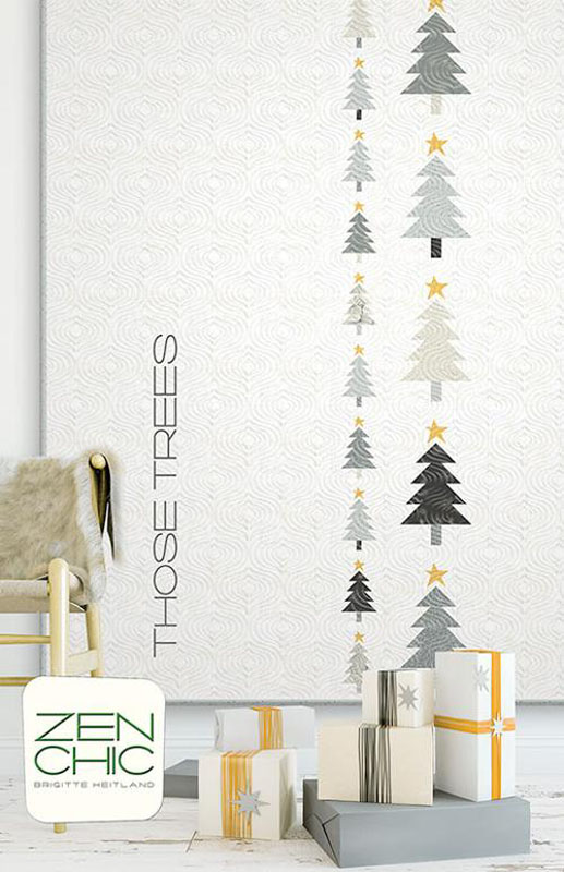 Those Trees Pattern By Zen Chic For Moda - Min. Of 3