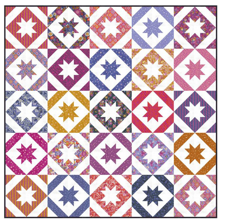 How They Shine Pattern By Happy Quilting For Moda - Min. Of 3