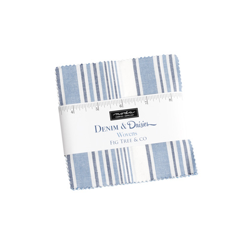 Denim & Daisies Wovens Charm Packs By Moda - Packs Of 12