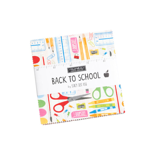 Back To School Charm Packs By Moda - Packs Of 12