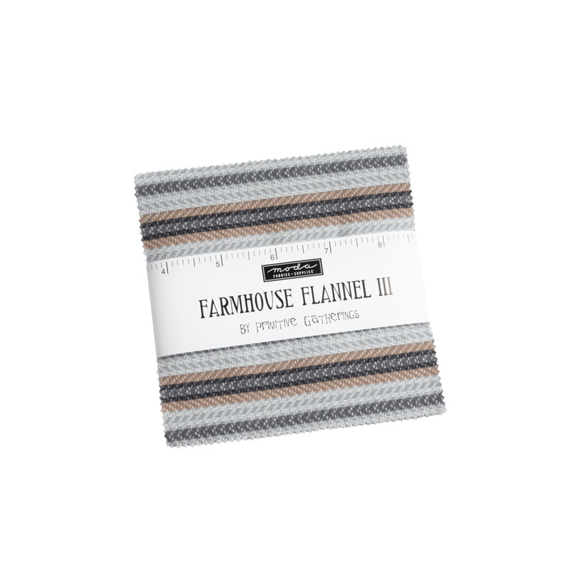 Farmhouse Flannels Iii Charm Packs By Moda - Packs Of 12